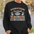 Instructional Coach Activity Instructional Assistant Sweatshirt Gifts for Him