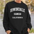 Irwindale California Ca Vintage State Athletic Style Sweatshirt Gifts for Him