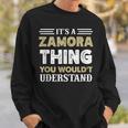 Its A Zamora Thing You Wouldnt Understand Matching Name Sweatshirt Gifts for Him