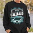 It's A Childs Thing You Wouldn't Understand Name Vintage Sweatshirt Gifts for Him