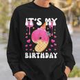 Its My 9Th Birthday Ice Cream Cone Happy 9 Years Old Girl Sweatshirt Gifts for Him