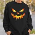 Jack O Lantern Face Pumpkin Scary Halloween Costume Sweatshirt Gifts for Him
