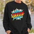 Jaxon Name Comic Book Superhero Gift For Mens Sweatshirt Gifts for Him