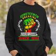 Junenth Breaking Chains Since 1865 Black American Freedom Sweatshirt Gifts for Him