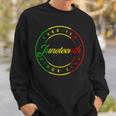 Junenth Free Ish Since 1865 Celebrate Black Freedom 2023 Sweatshirt Gifts for Him