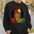 Junenth Is My Independence Day Celebrate Black Girl Kids Sweatshirt Gifts for Him