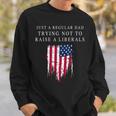 Just A Regular Dad America Flag America Patriotic Father Day Sweatshirt Gifts for Him