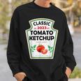 Ketchup Costume Matching Couples Groups Halloween Ketchup Sweatshirt Gifts for Him