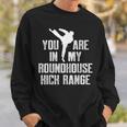 Kickboxing Range Kick Boxing Workout Sweatshirt Gifts for Him