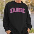 Kilgore Texas Tx Vintage Sports Pink Sweatshirt Gifts for Him