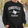 Kingsville Texas Tx Vintage State Athletic Style Sweatshirt Gifts for Him