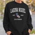Laguna Niguel California Ca Vintage American Flag Sports Des Sweatshirt Gifts for Him