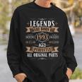 Legends Born In 1993 30Th Birthday 30 Years Old Bday Men Sweatshirt Gifts for Him