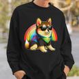 Lesbian Lgbt Gay Pride Black And Tan Shiba Inu Sweatshirt Gifts for Him