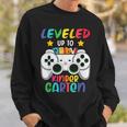 Level Up To Kindergarten Back To School Video Games Boys Sweatshirt Gifts for Him