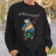 The Little Mole Of Kintyre Playing Bagpipes Sweatshirt Gifts for Him