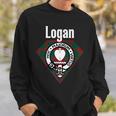 Logan Clan Scottish Name Coat Of Arms Tartan Sweatshirt Gifts for Him