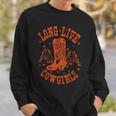 Long Live Howdy Rodeo Western Country Southern Cowgirls Sweatshirt Gifts for Him