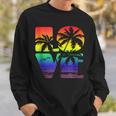 Love Is Love Gay Pride Lgbt Beach Sweatshirt Gifts for Him