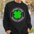 Luckiest Ever Service Advisor Lucky St Patrick's Day Sweatshirt Gifts for Him