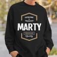 Marty Name Gift Marty Quality Sweatshirt Gifts for Him