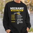 Mechanic Hourly Rate Funny Car Diesel Engineering Mechanic Gift For Mens Sweatshirt Gifts for Him