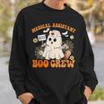 Medical Assistant Boo Crew Ghost Halloween Costumes Sweatshirt Gifts for Him
