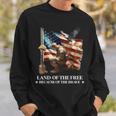 Memorial Day Land Of Free Because Of Brave Veterans American Sweatshirt Gifts for Him