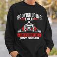 Mens Gym Bodybuilding Fitness Training Weightlifting Dad Sweatshirt Gifts for Him