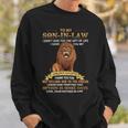 Mens To My Soninlaw Funny From Motherinlaw Thank You Sweatshirt Gifts for Him