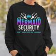 Mermaid Security Family Birthday Halloween Costume Boys Sweatshirt Gifts for Him
