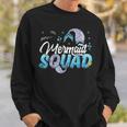 Mermaid Squad Party Mermaid Birthday Matching Set Family Sweatshirt Gifts for Him