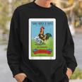 Mexican El Gallo Bingo Card Game Traditional Rooster Sweatshirt Gifts for Him