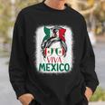 Mexico Independence Day Viva Mexican Flag Pride Hispanic Sweatshirt Gifts for Him