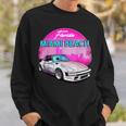 Miami Beach Florida Miami Palm Trees And Vintage Car Florida Gifts & Merchandise Funny Gifts Sweatshirt Gifts for Him