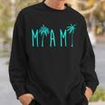 Miami Beach Florida Palm TreesSweatshirt Gifts for Him Miami Beach Florida Palm TreesSweatshirt Gifts for Him