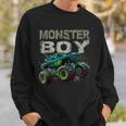 Monster Truck Boy Family Matching Monster Truck Lovers Sweatshirt Gifts for Him