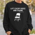 Montgomery Folding Chair Lift Every Voice And Swing Trending Sweatshirt Gifts for Him