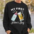 My Fisrt Fathers Day New Dad Gifts Matching Daddy And Baby Sweatshirt Gifts for Him