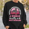Never Underestimate A Man With A Rottweiler Sweatshirt Gifts for Him