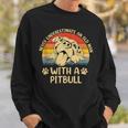 Never Underestimate An Old Man With A Pitbull Pitties Dogs Sweatshirt Gifts for Him