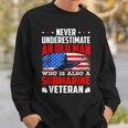 Never Underestimate An Old Submarine Veteran Patriotic Gift For Mens Sweatshirt Gifts for Him