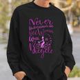 Never Underestimate An Old Woman With A Bicycle Funny Quote Sweatshirt Gifts for Him
