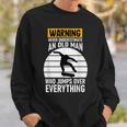 Never Underestimate And Old Man Skateboard Skateboarder Gift Old Man Funny Gifts Sweatshirt Gifts for Him