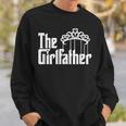 New Dad Gift Baby Girl The Girlfather Baby Girl Reveal Gift Sweatshirt Gifts for Him