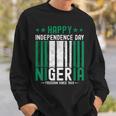 Nigerian Independence Day Vintage Nigerian Flag Sweatshirt Gifts for Him