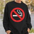 No Smoking Symbol Sweatshirt Gifts for Him