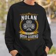 Nolan Irish Name Gift Vintage Ireland Family Surname Sweatshirt Gifts for Him
