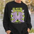 Do Not Be Afraid Realistic Angel Grunge Creepy Gothic Back Sweatshirt Gifts for Him