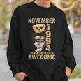 November 1994 29Th Birthday 2023 29 Years Of Being Awesome Sweatshirt Gifts for Him